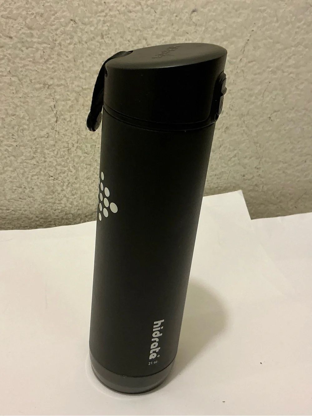 Hidrate Spark Matte Black Insulated Water Bottle